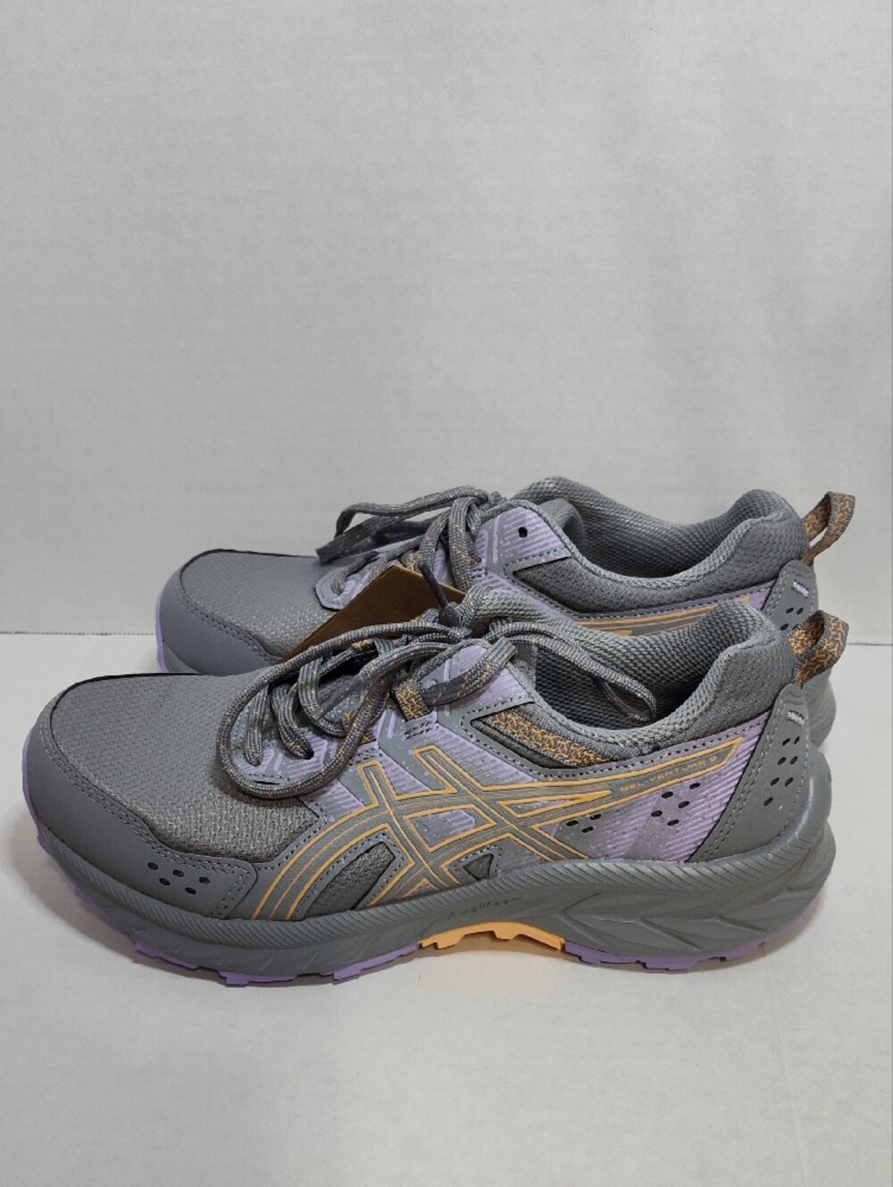 ASICS Women's Gray and Lavender Athletic Running Shoes NEW